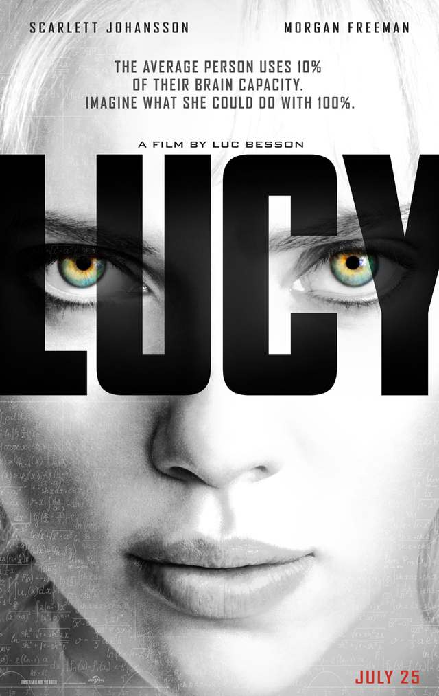 Lucy movie poster