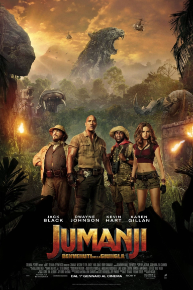 Jumanji: Welcome to the Jungle movie poster