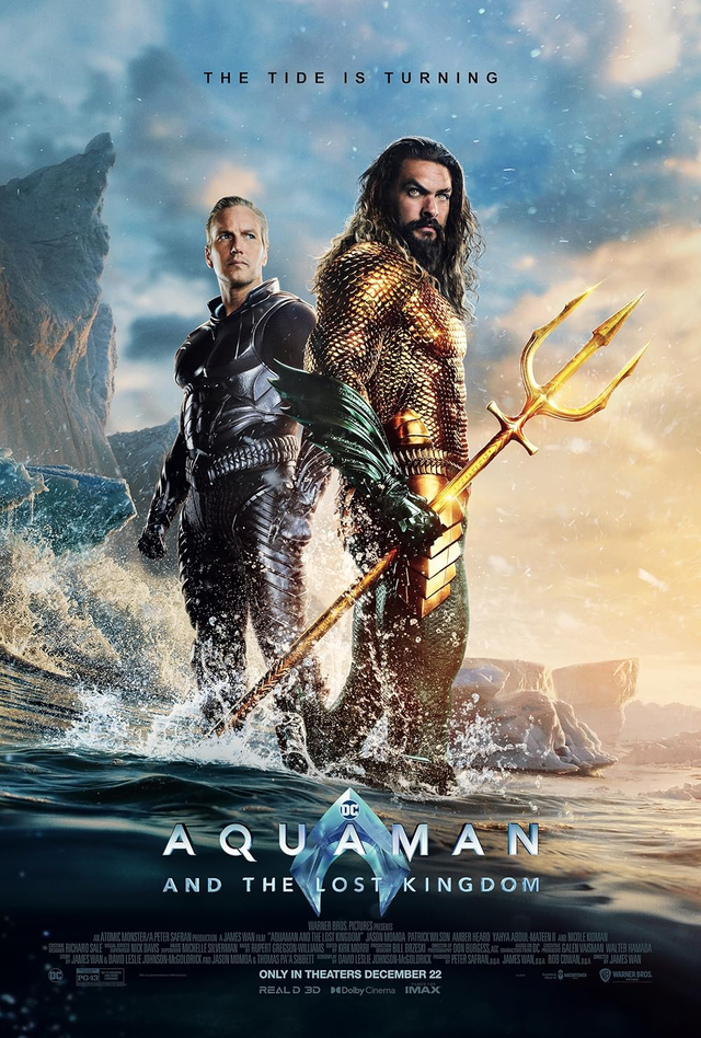 Aquaman and the Lost Kingdom movie poster