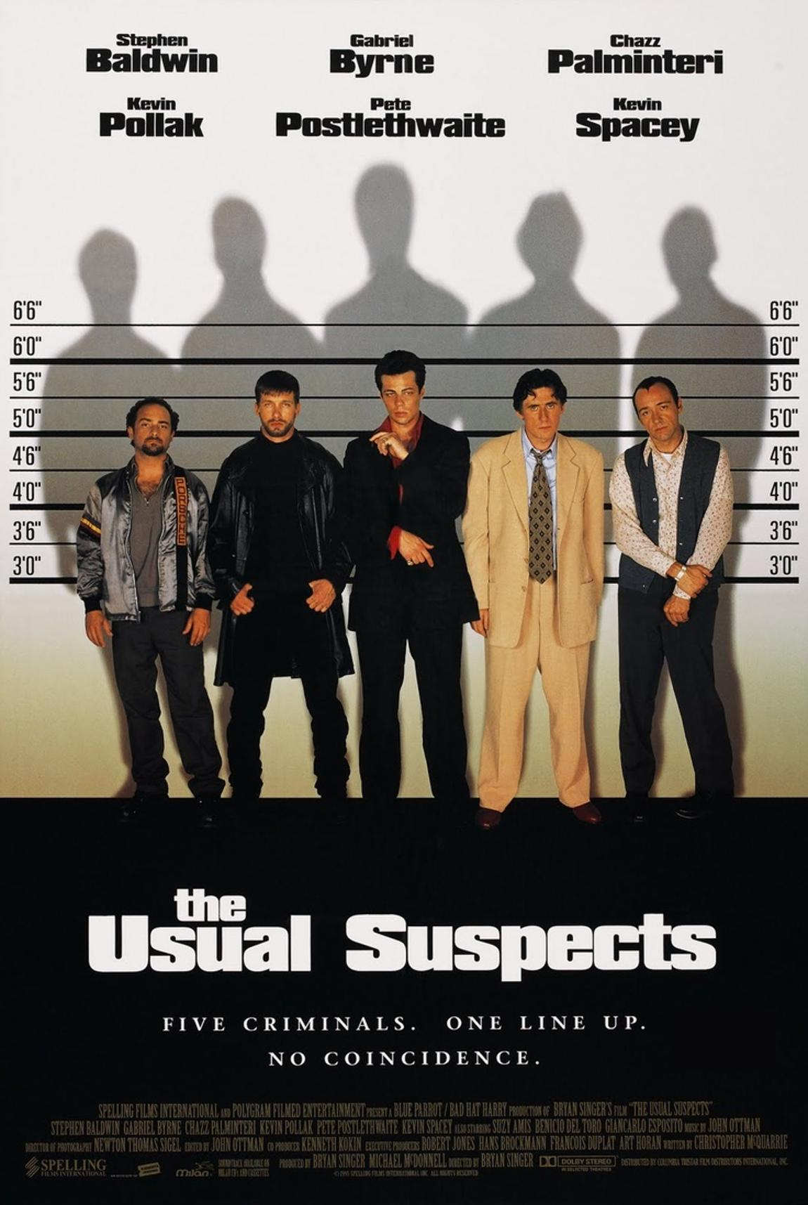 The Usual Suspects movie poster
