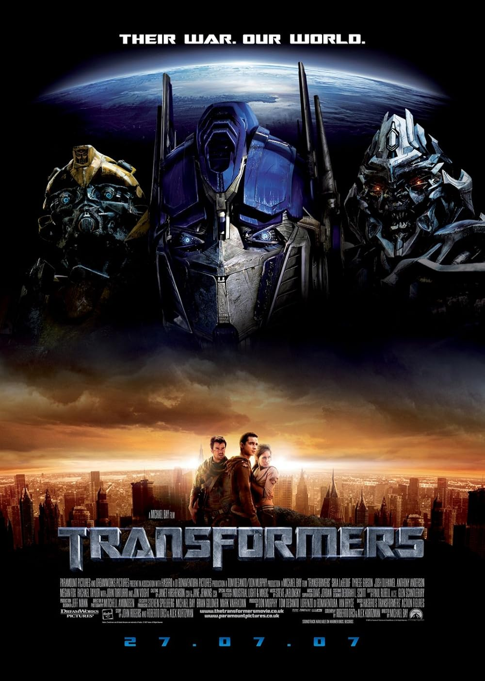 Transformers movie poster