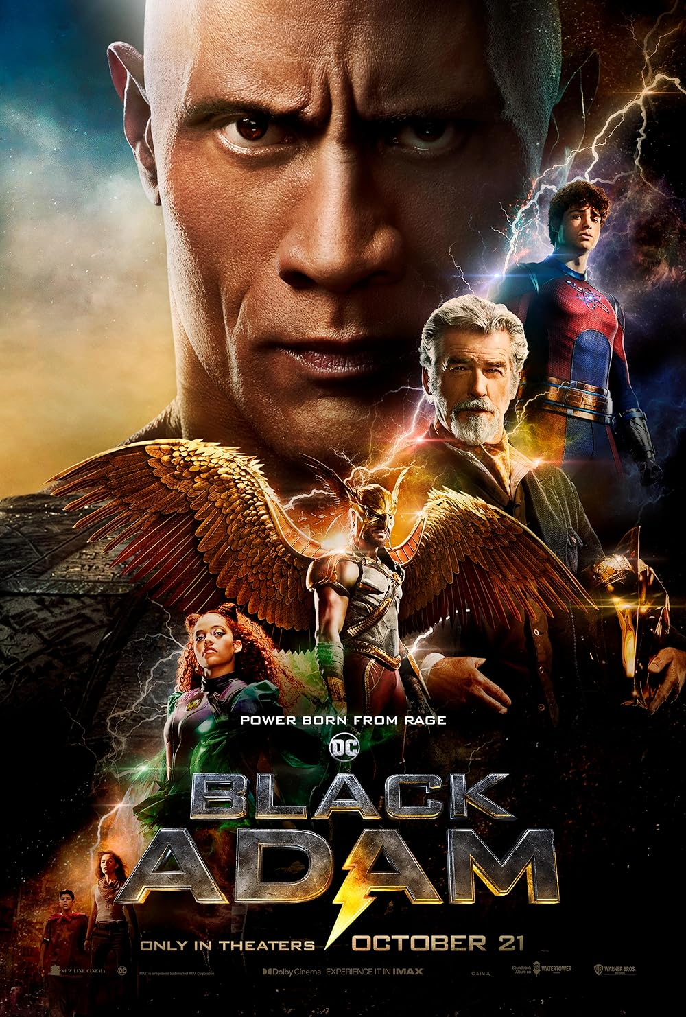 Black Adam movie poster