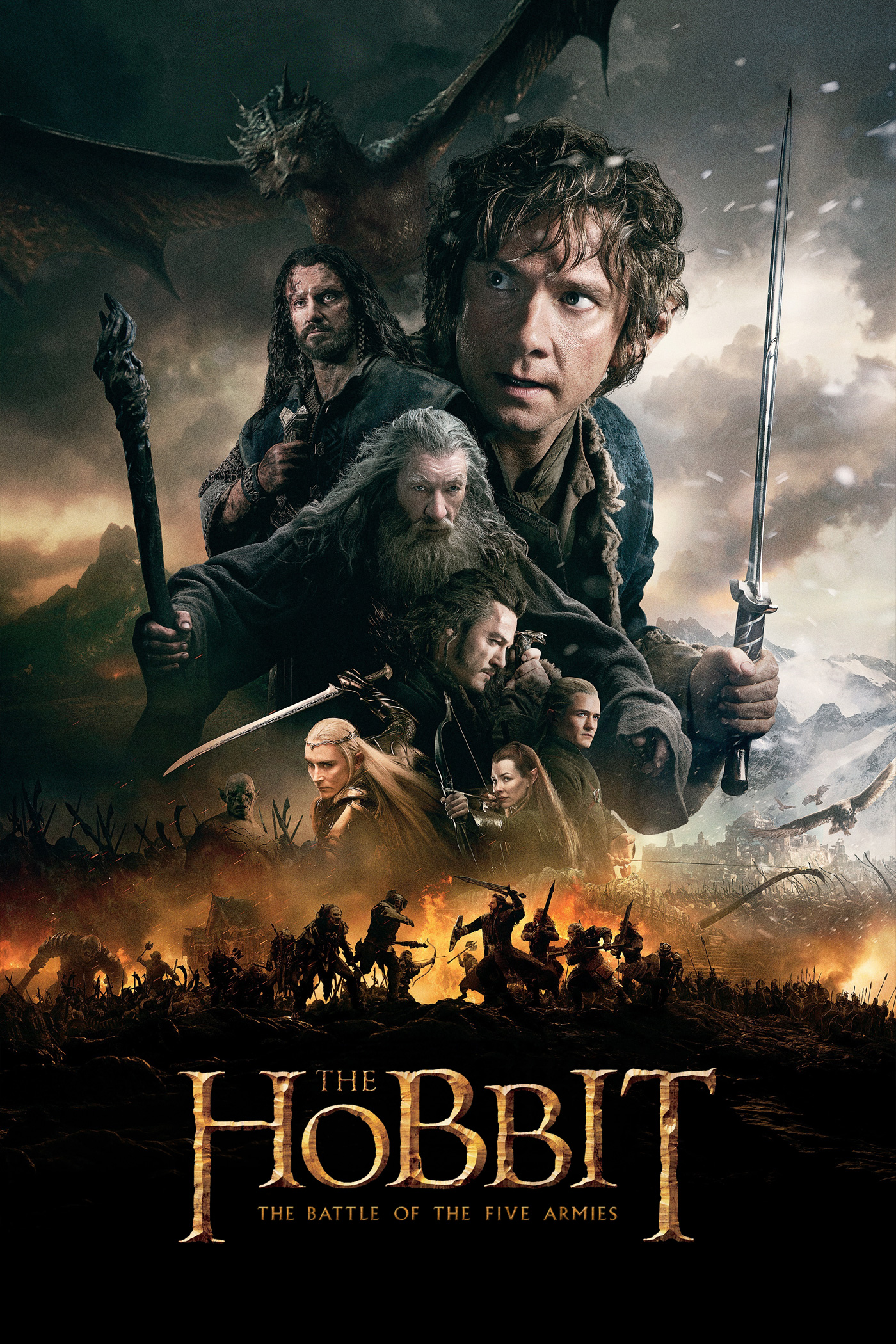 The Hobbit: The Battle of the Five Armies movie poster