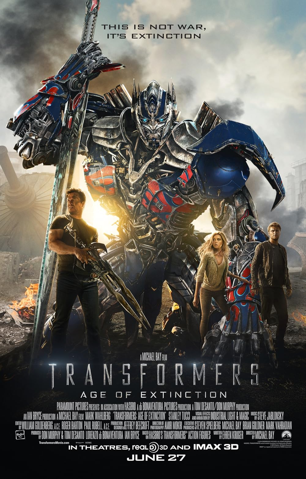 Transformers: Age of Extinction movie poster