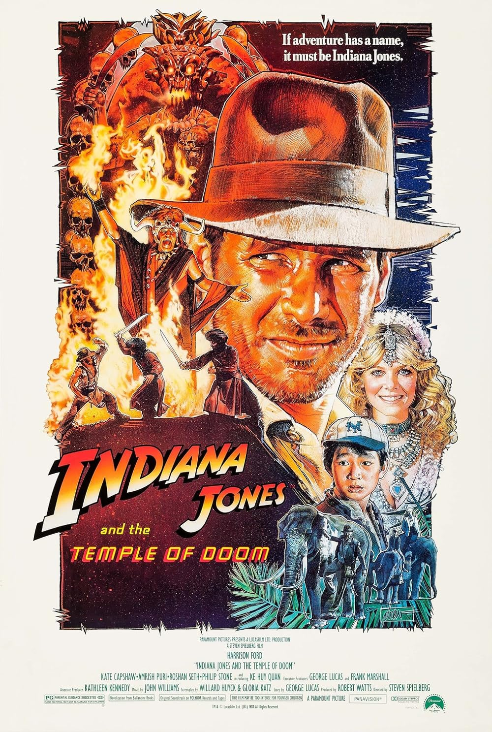 Indiana Jones and the Temple of Doom movie poster