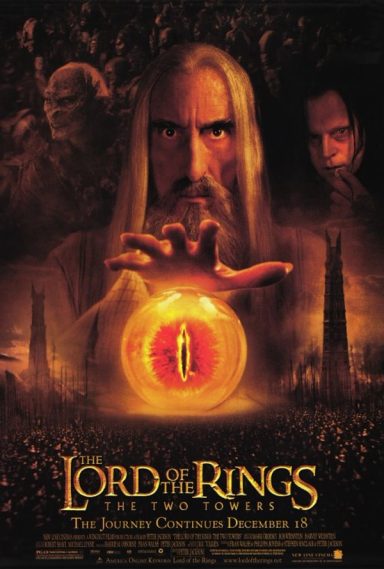 The Lord of the Rings: The Two Towers movie poster