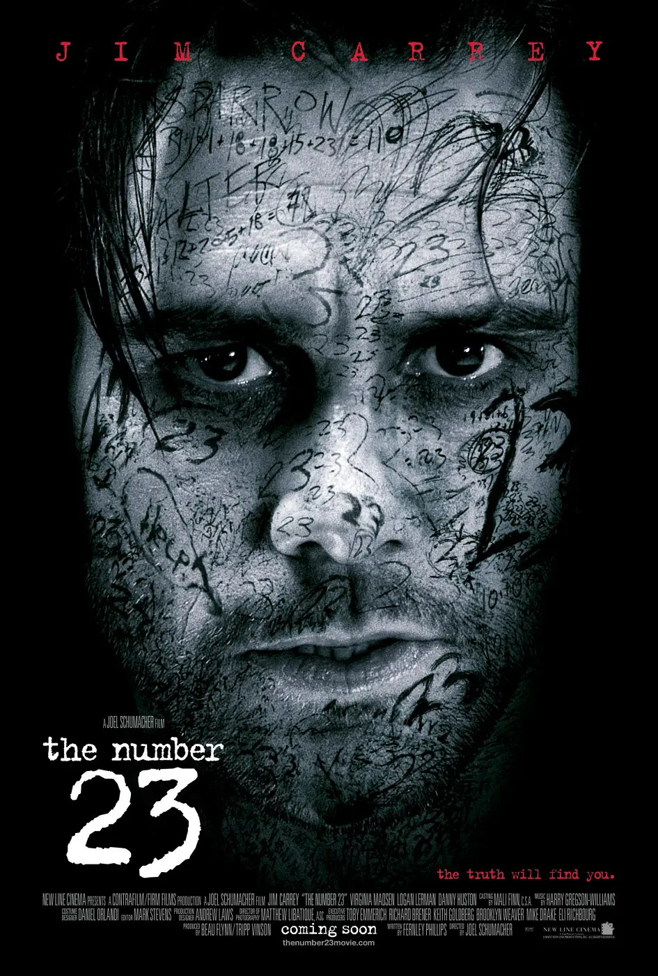 The Number 23 movie poster
