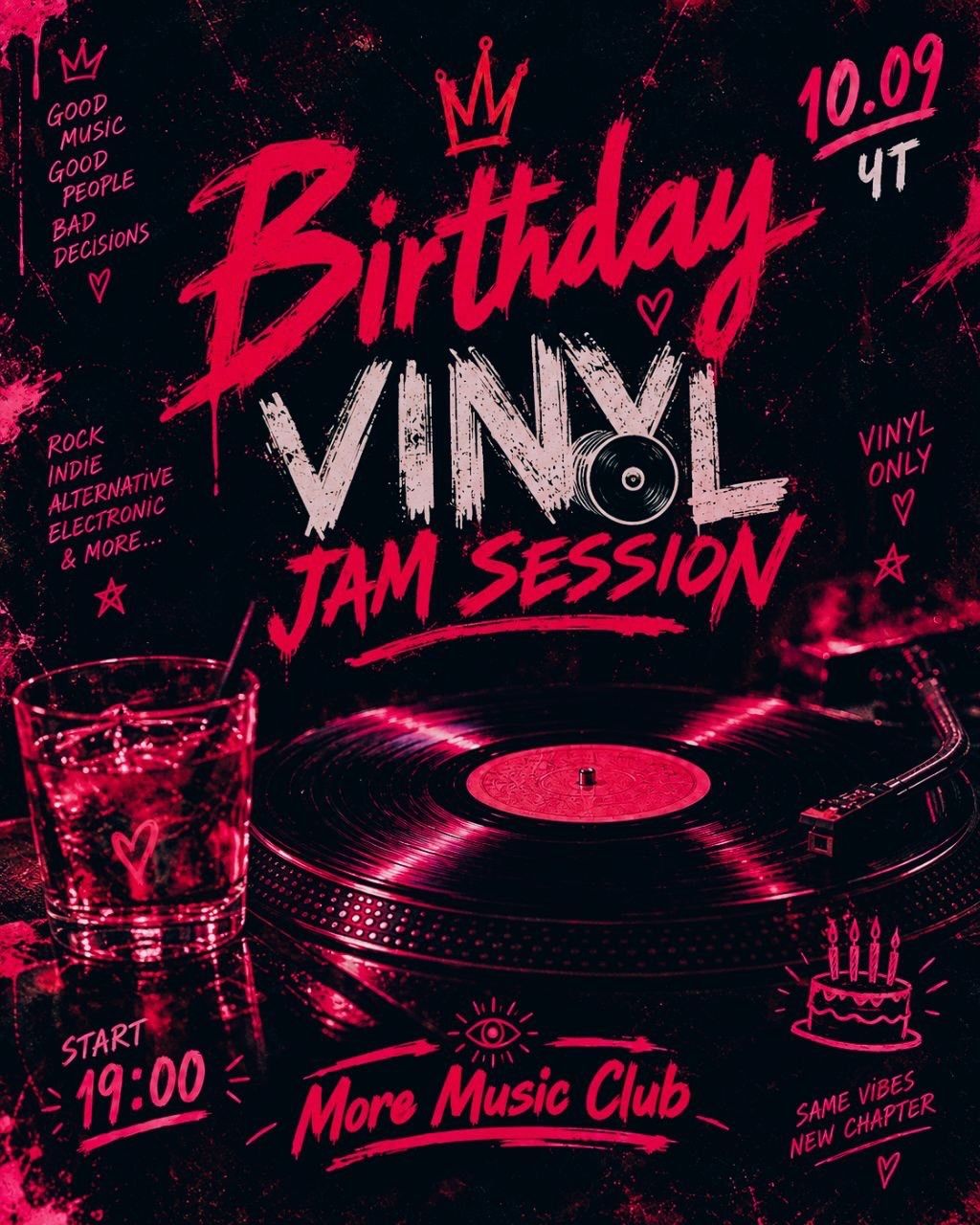 Birthday Vinyl Jam Session