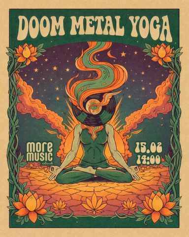 Постер Doom Metal Yoga
