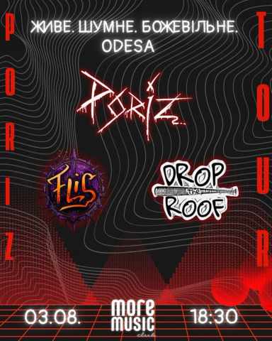 Poster Poriz, Drop The Roof, Flis