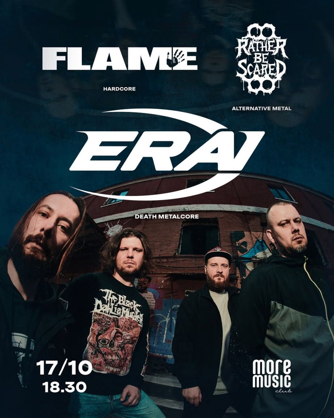 Постер ERAI, Flame, Rather Be Scared