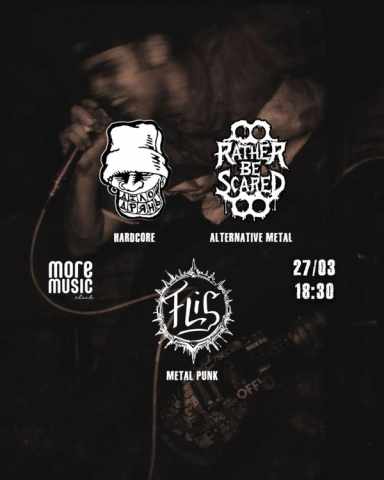 Poster Rather Be Scared, Діло Дрянь, Flis