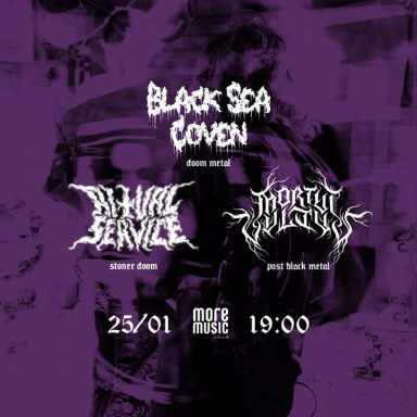 Poster Ritual Service, Black Sea Coven, Mortui Vultus