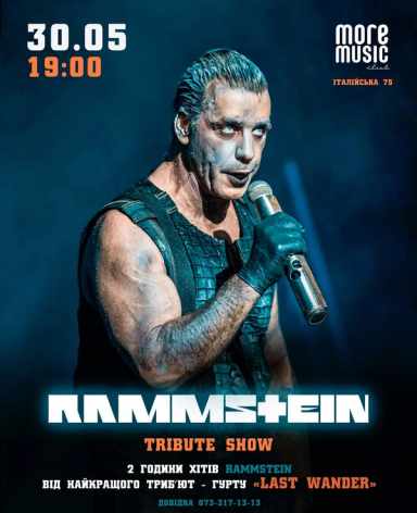 Poster Rammstein Tribute show