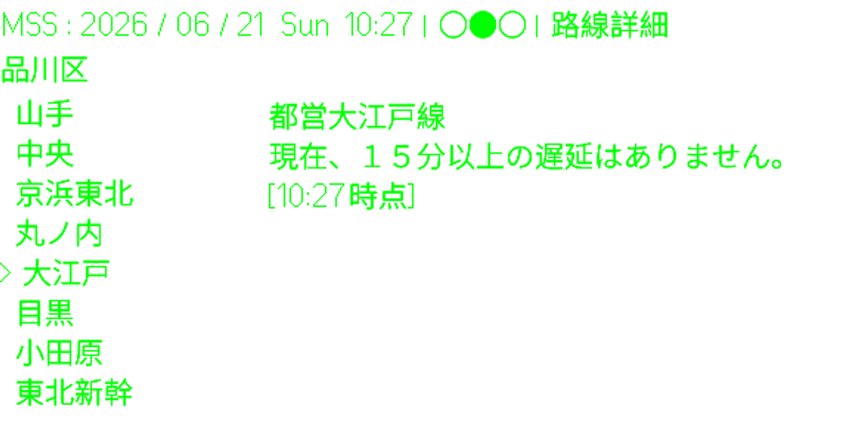 MetroStandardSupport のグラス表示（周辺地図）