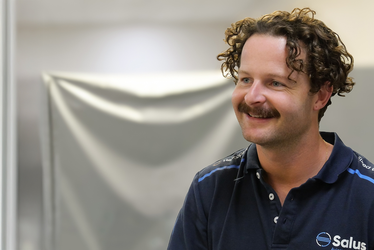 Alex Young in Turbines workshop