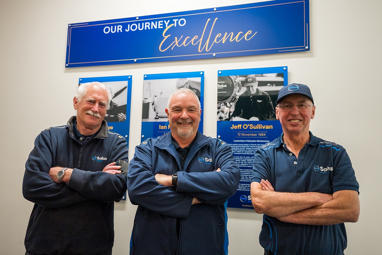 Dave Rye, Ian Frazer and Jeff O'Sullivan Wall of Legends