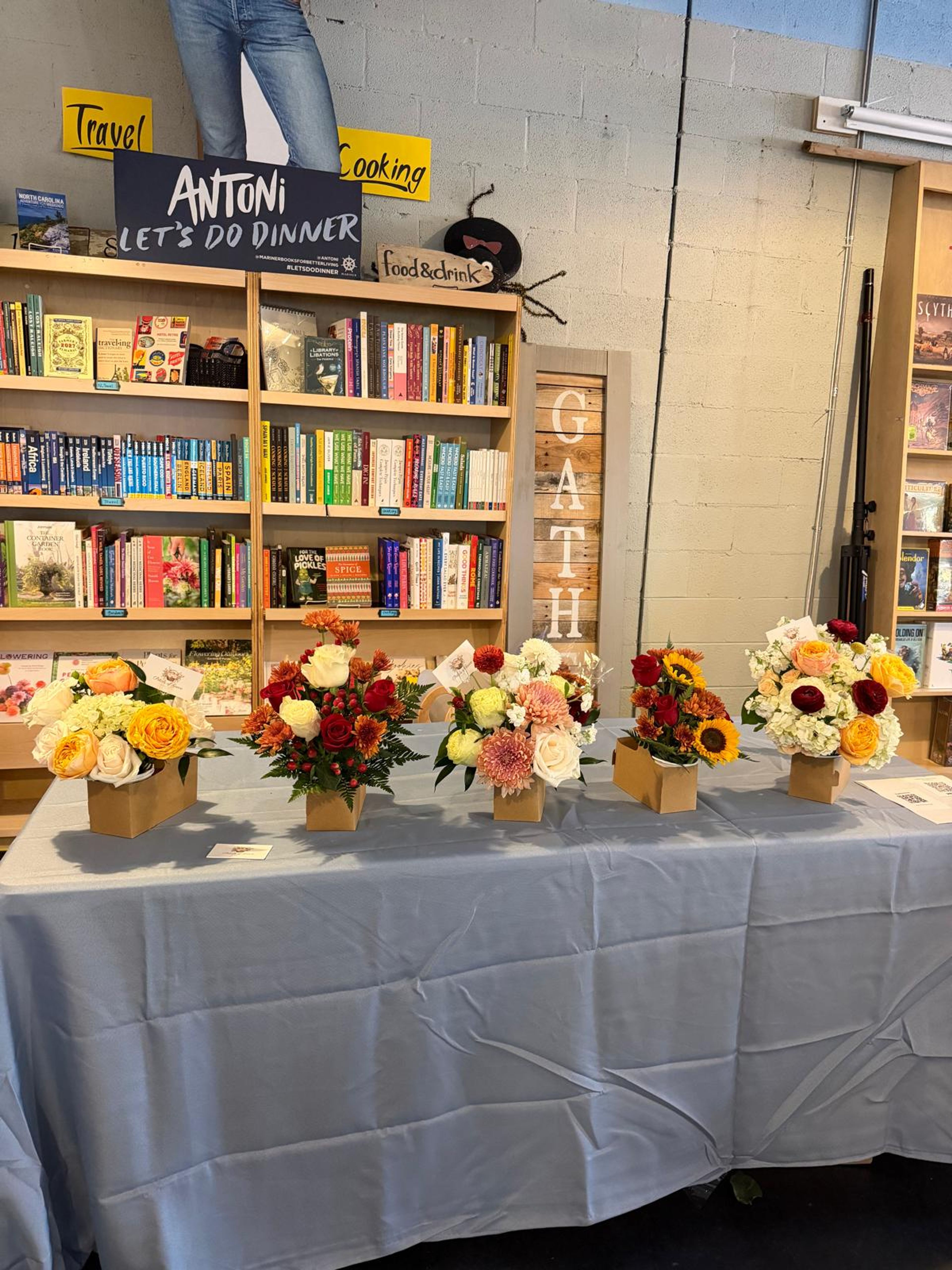 Brews and Petals Event -Jeludes Coffee and Petals of Grace (flower arrangements)