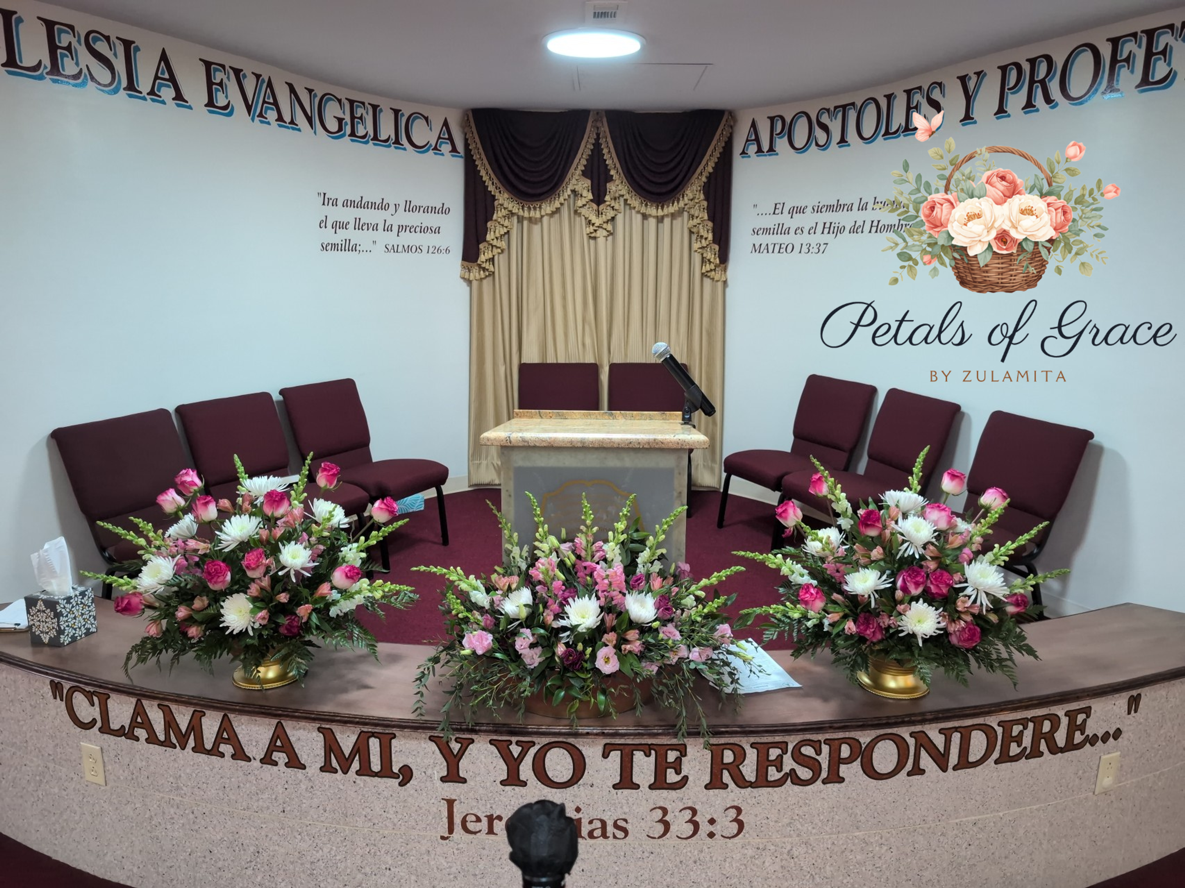 Church sanctuary arrangements
