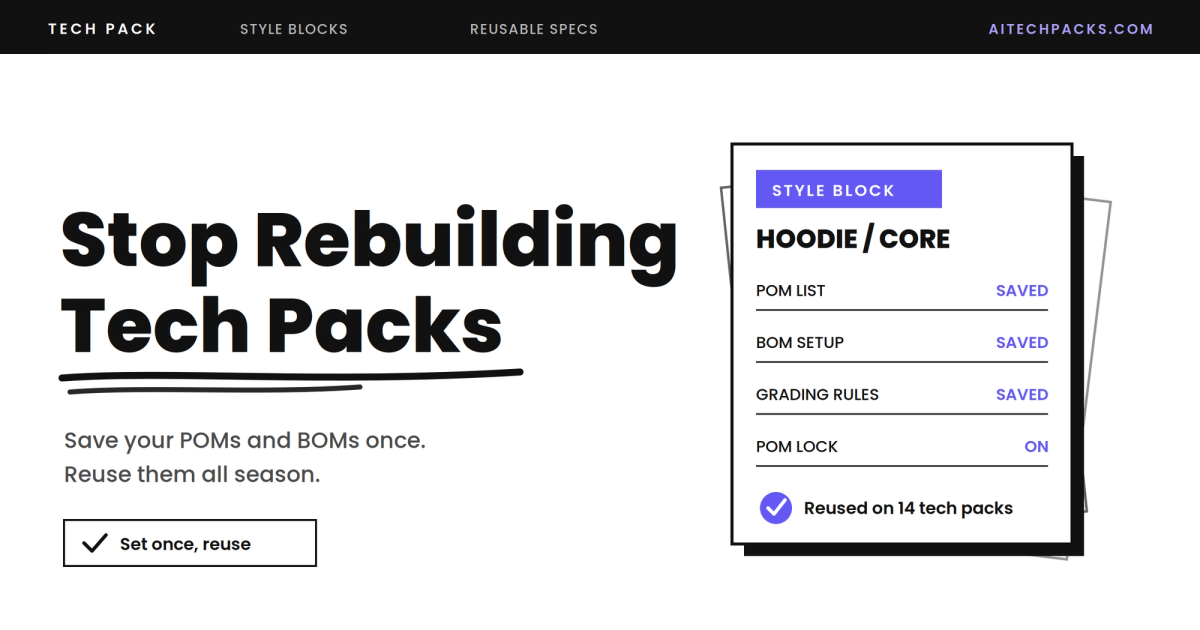 Tech Pack Templates vs Reusable Specs: Stop Rebuilding Packs