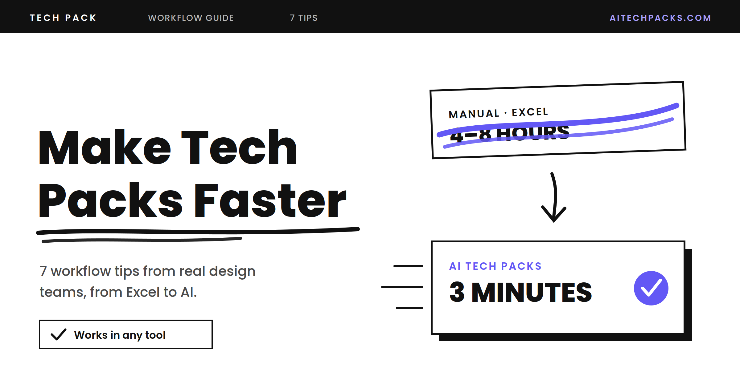 How to Make a Tech Pack Faster: 7 Workflow Tips