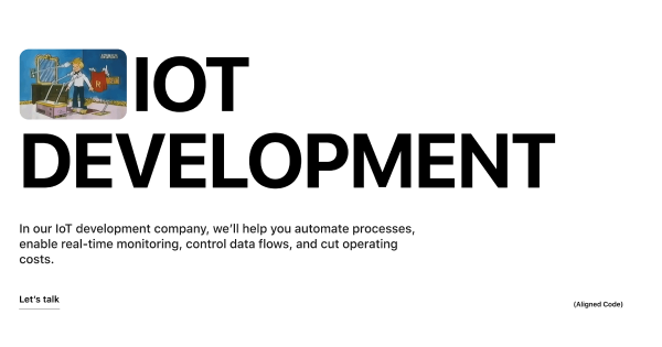 IoT development | Aligned Code
