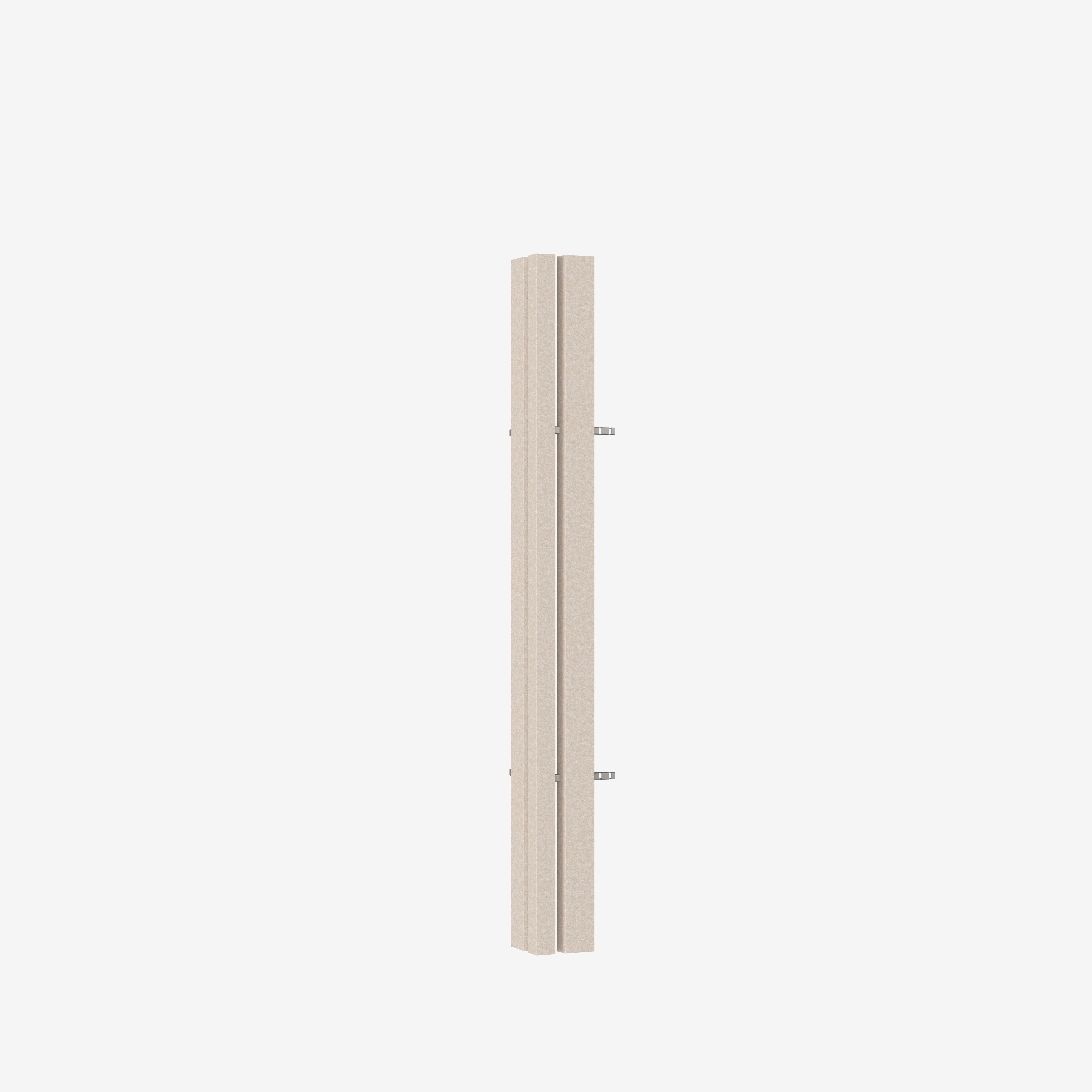 Dual Corner Acoustic Rail System - 2400x250