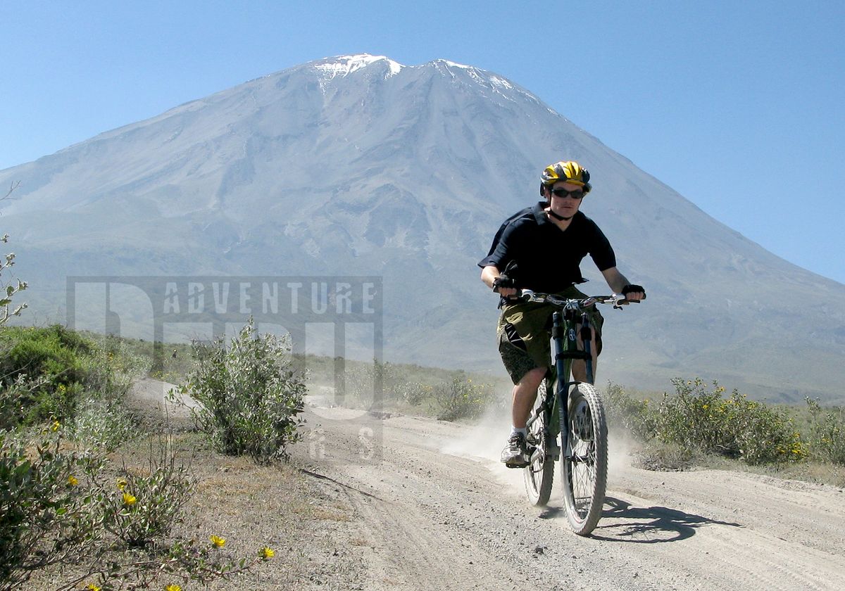 Daily Mountain Bike Trips Around Volcan Misti.