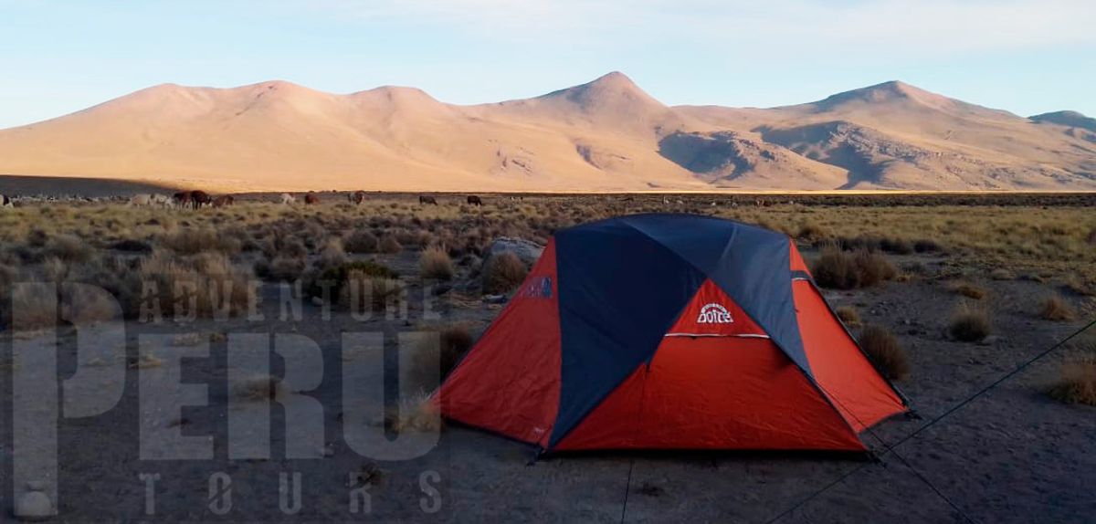 Ampato Base Camp 4800M.