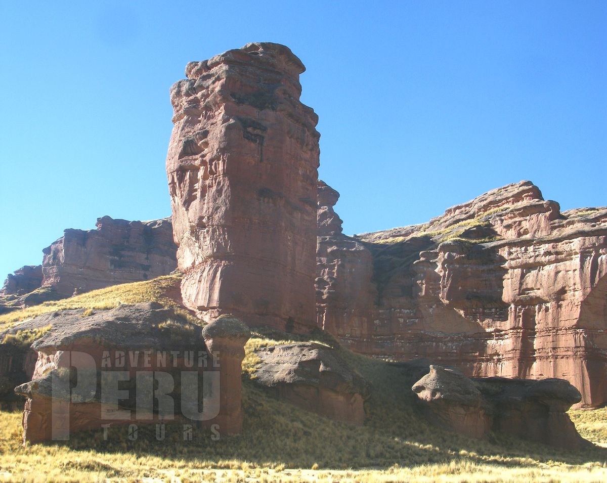 Cañon Tinajani, offer great rock shapes and very peaceful panorama.