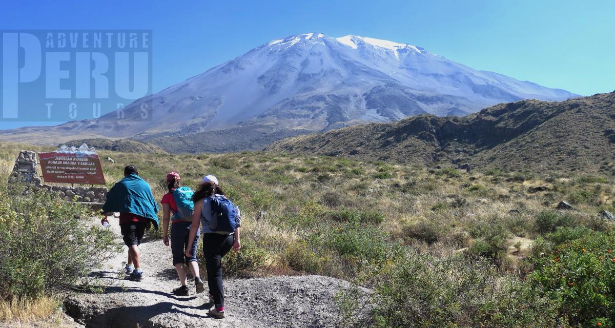 Every day half day trek to volcan Misti by PERU ADVENTURE TOURS.