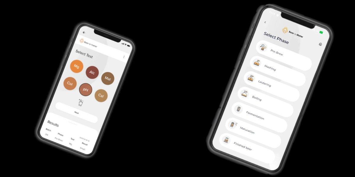 The Beer-o-Meter app already links every test to its production phase, the starting point for a complete fermentation history