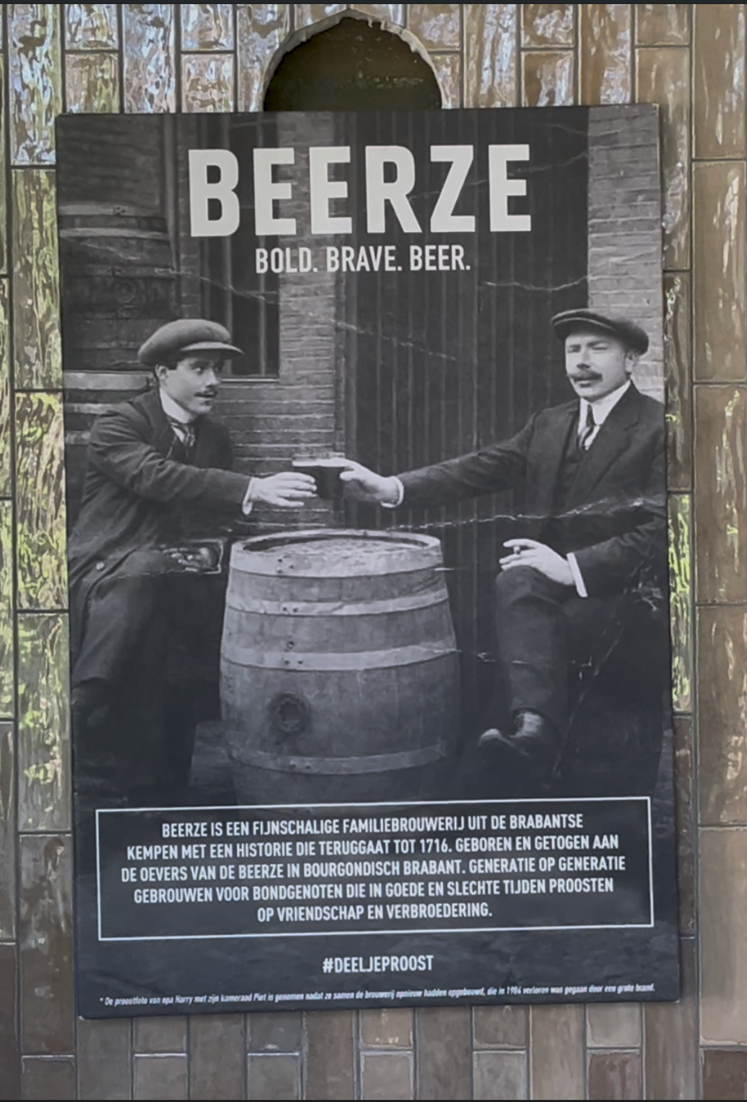 Beerze, the family brewery in Brabant that hosted the Golden Ale workshop