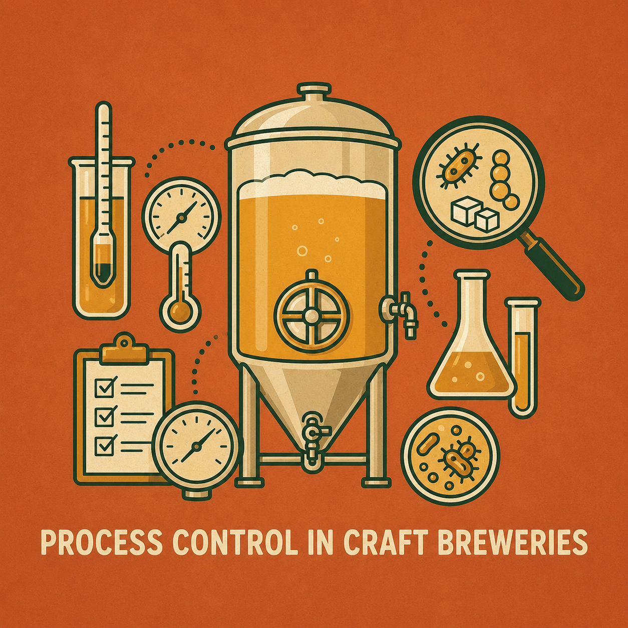 Process Control in Craft Breweries: What to Measure In-House and What to Check in the Lab