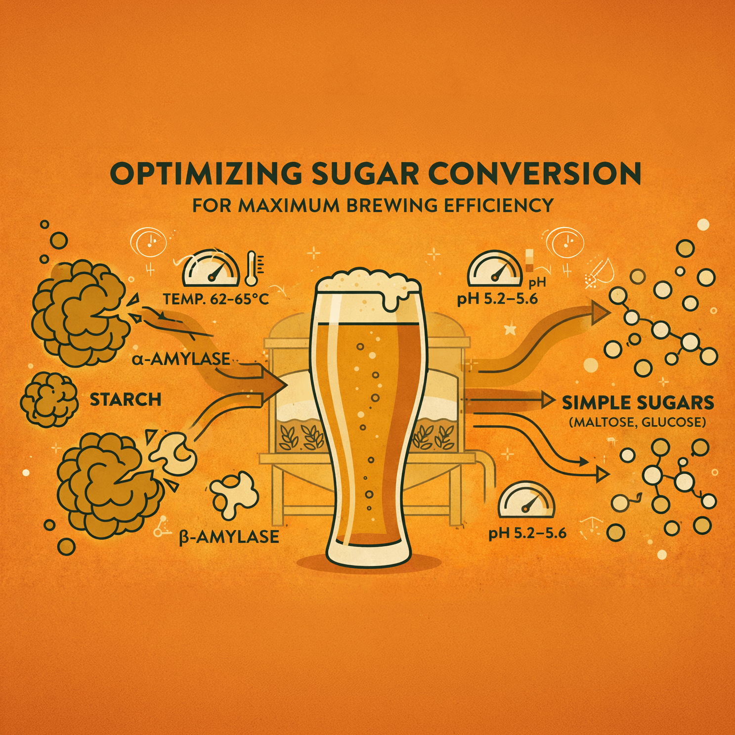 How to Optimize Sugar Conversion for Maximum Efficiency in Brewing?
