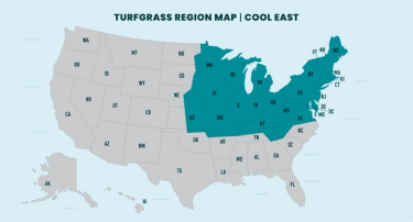 Map of eastern cool season regions