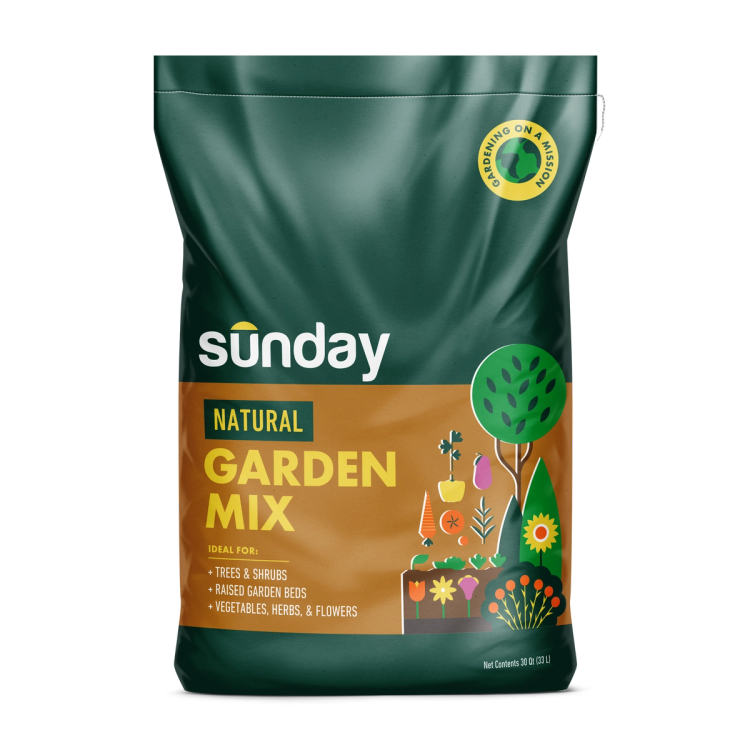 Sunday Natural Garden Soil Mix