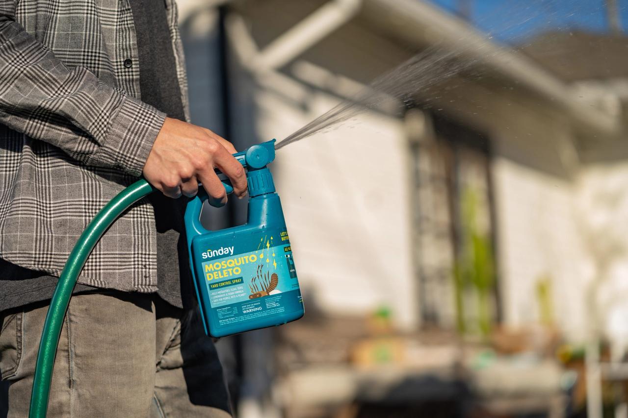 Mosquito Deleto Bug Control Spray & Repellent Sunday Lawn Care