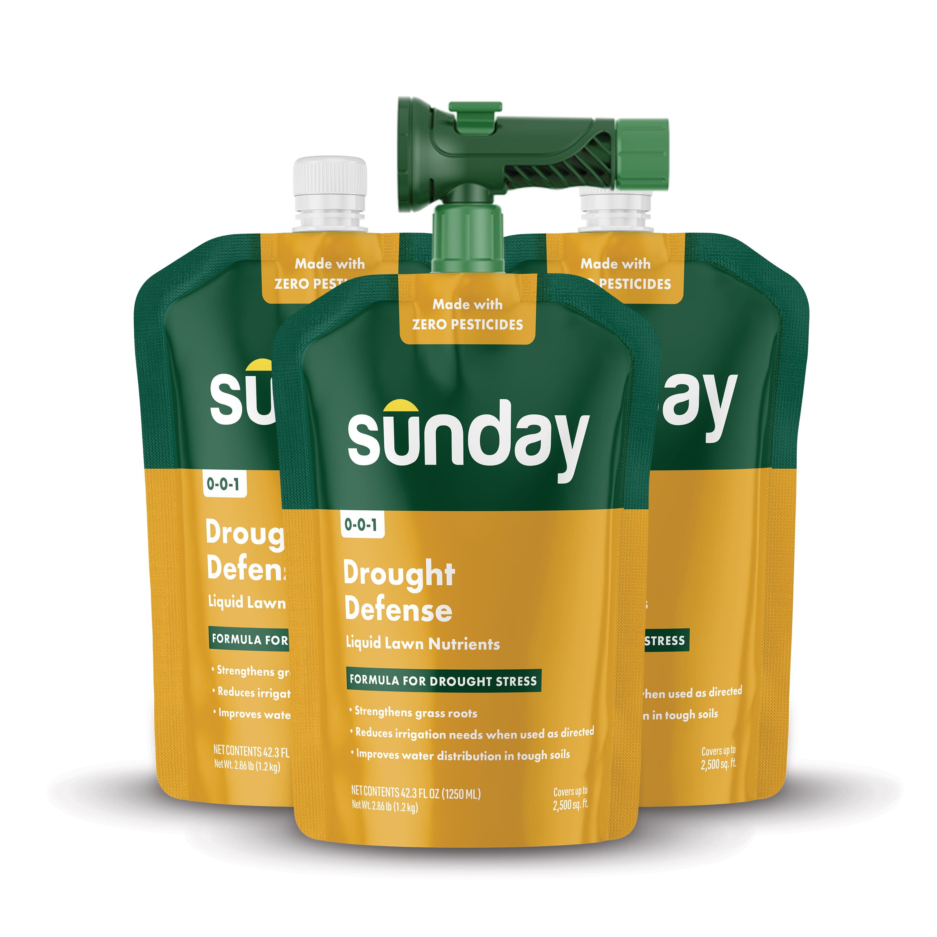 3 pack of Drought Defense Lawn Treatment