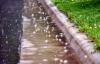Water draining off a lawn into the street