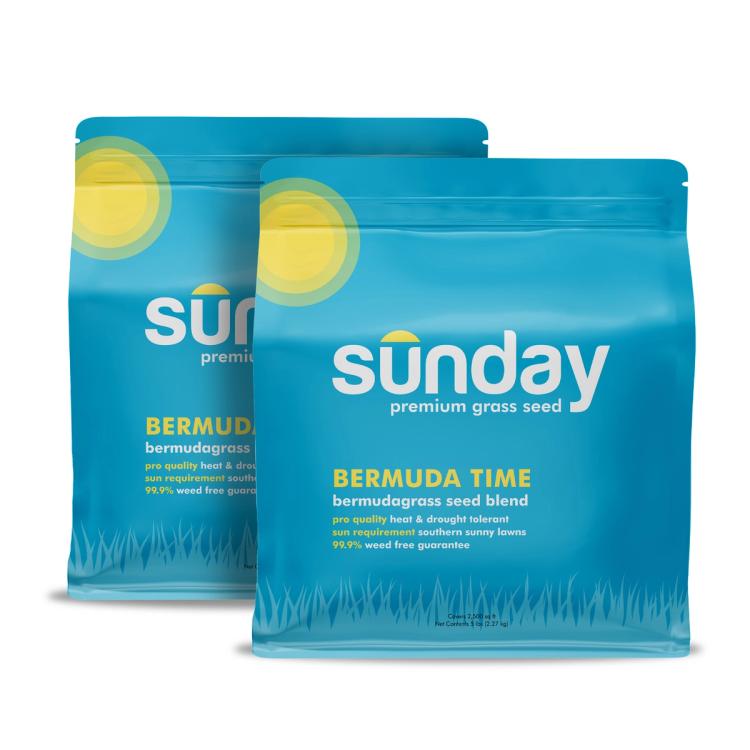2 bags of Bermuda Time Grass Seed
