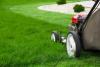 lawn mower mowing grass