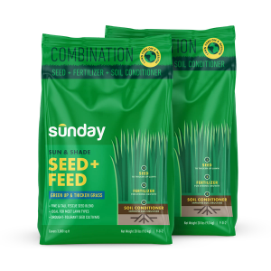 2 20lb bags of Sun & Shade Seed + Feed