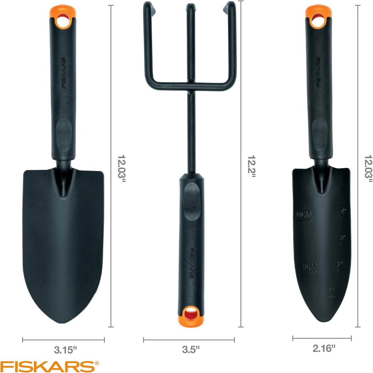 Fiskars Softouch Garden Tools (3-pc. Set) | Sunday Lawn Care