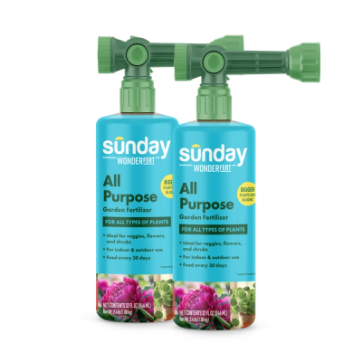 2 bottles of WonderFert All Purpose Liquid Fertilizer