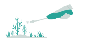 Apply with sprayer wand