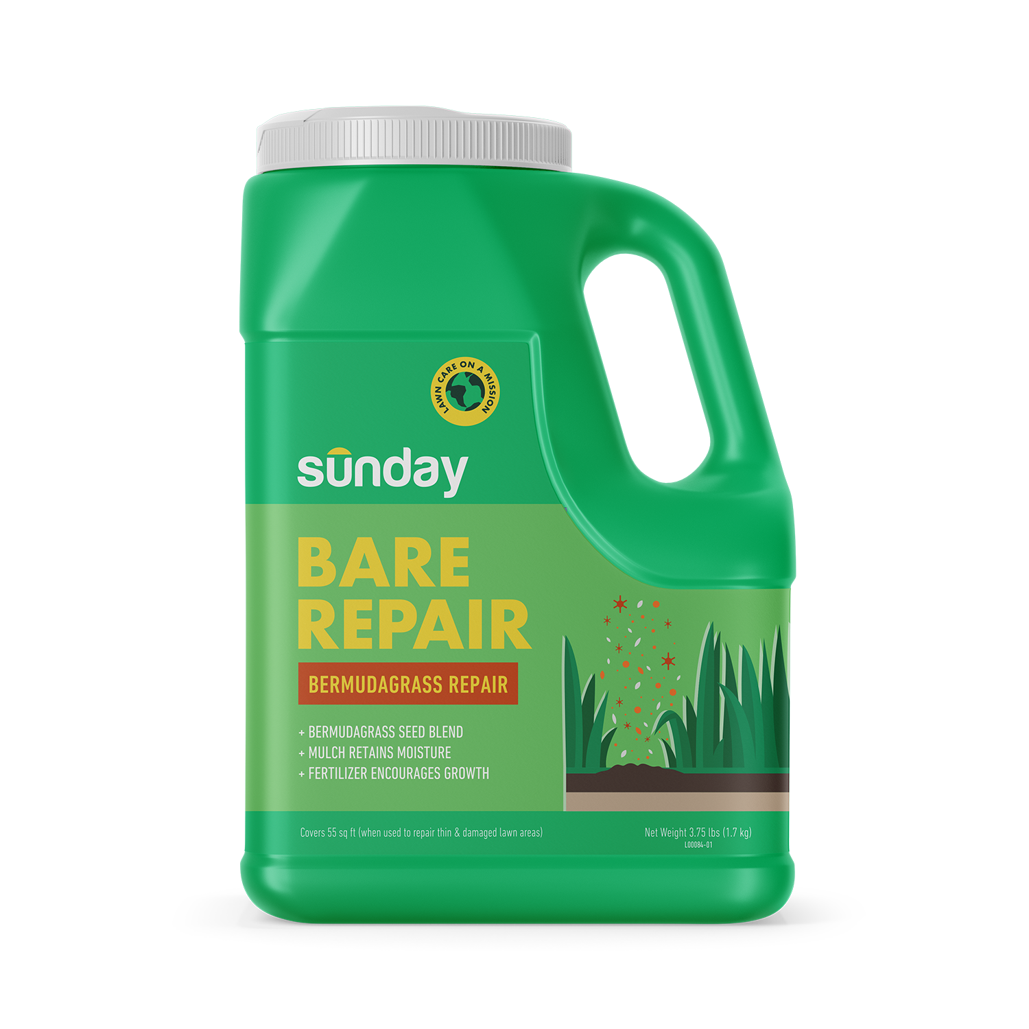 Bermudagrass Patch Kit | Sunday Lawn Care