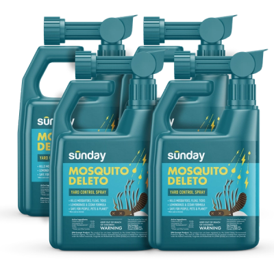 4 mosquito deleto bottles