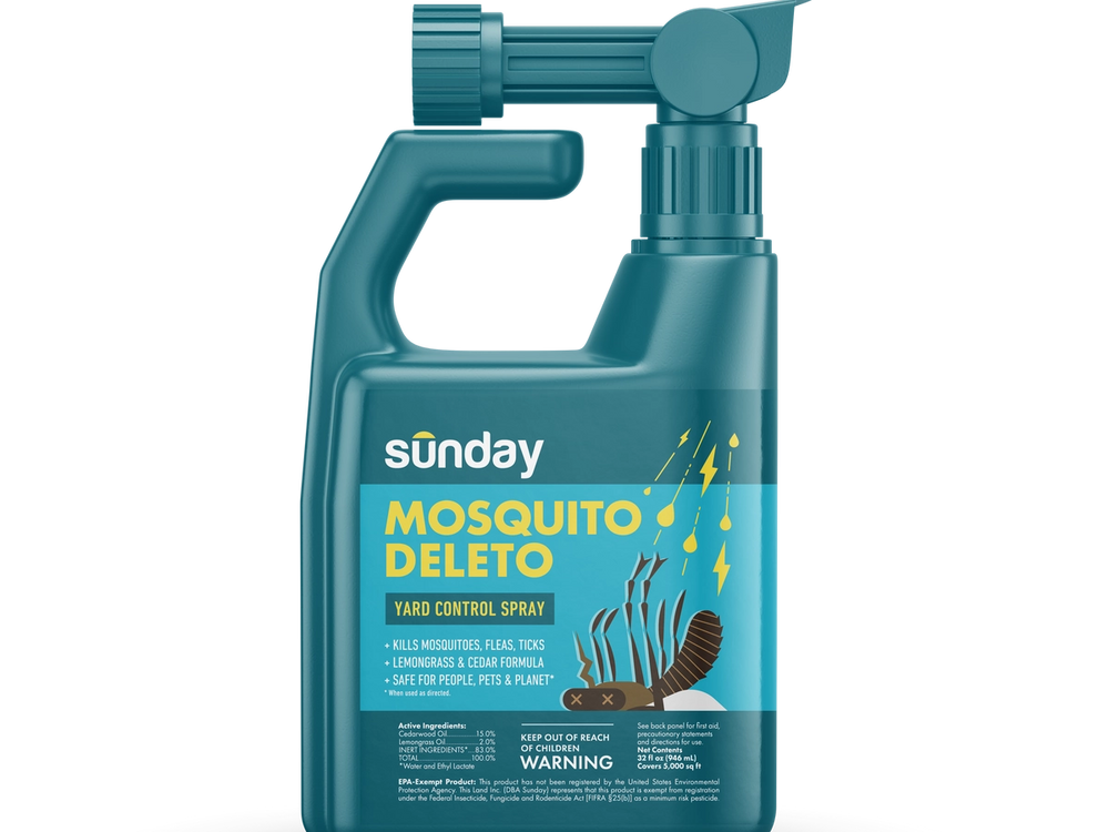 Mosquito Deleto Bug Control Spray Repellent Sunday Lawn Care