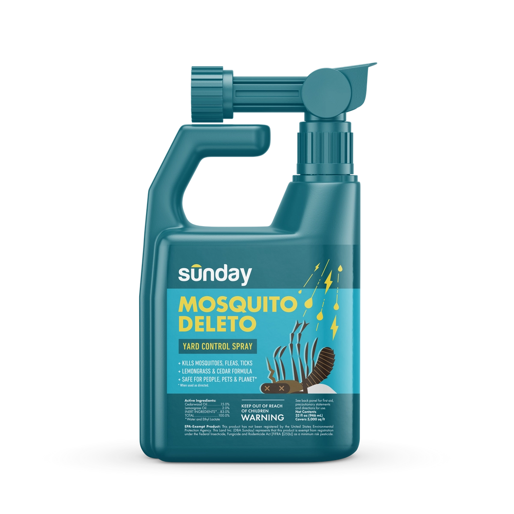 Mosquito Deleto Bug Control Spray Repellent Sunday Lawn Care